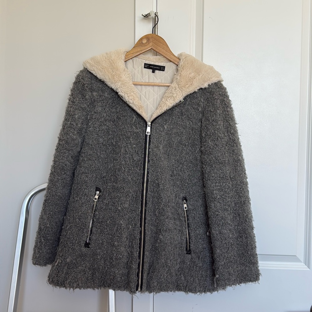 Zara  Cozy Gray Jacket